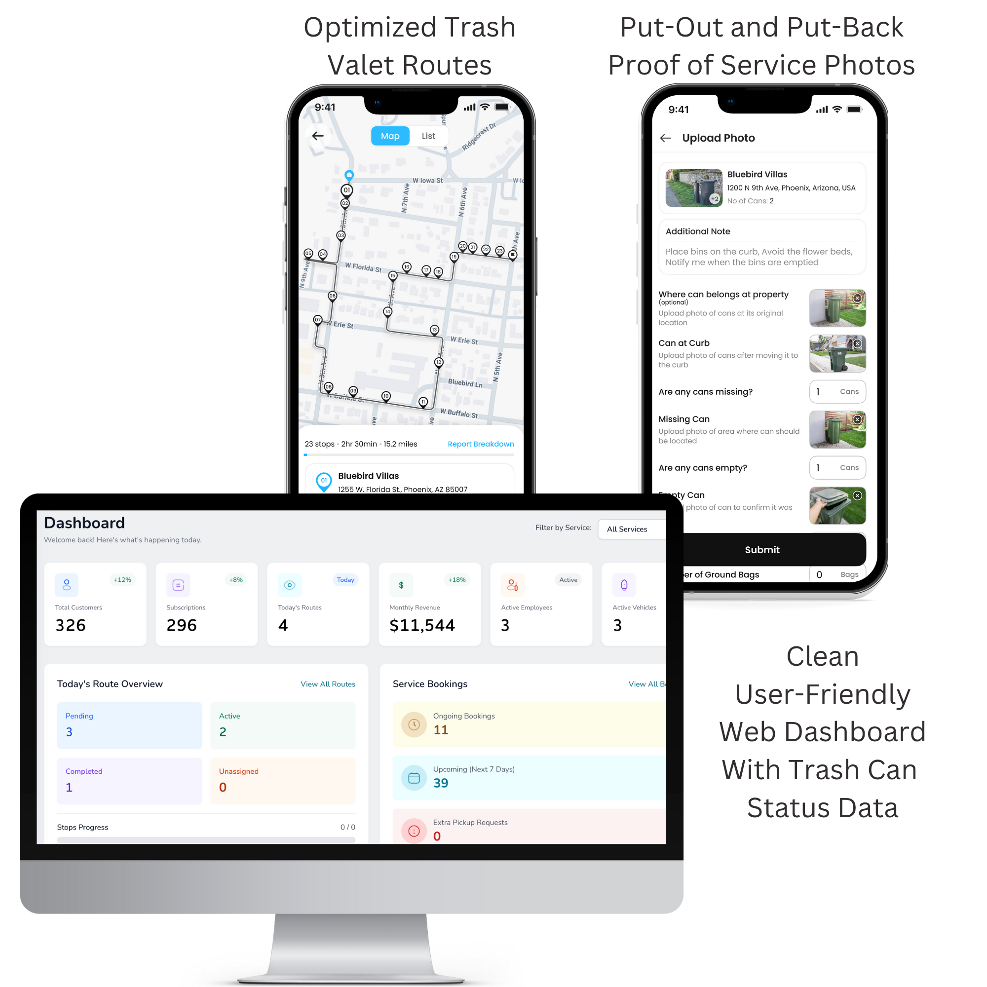 trash valet software